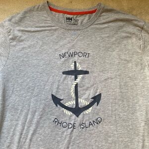 Helly Hansen Newport Rhode Island Shirt Mens XXL Gray Long Sleeve HH Workwear